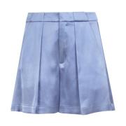 Raso Shorts met Voor Sluiting Alysi , Blue , Dames