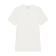 Heren T-Shirts & Polos Bianco Ss25 Courrèges , White , Heren