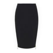 Stijlvolle Rok voor Vrouwen Elisabetta Franchi , Black , Dames