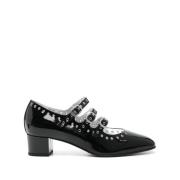 Zwarte Ballerina Pumps met Gesp Sluiting Carel , Black , Dames