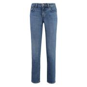 Straight Leg Jeans met Metalen Details 7 For All Mankind , Blue , Dame...