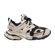 Mesh Sneakers met Rubberen Zool Balenciaga , Beige , Dames