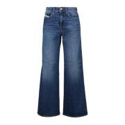 Wijde Spijkerbroek 2025 Collectie Blauw Diesel , Blue , Dames