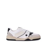 Zwarte Esdoornblad Sneakers Dsquared2 , White , Heren