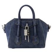 Antigona Toy Lock Tas Givenchy , Blue , Dames