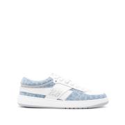 Low-Top Denim Sneakers Givenchy , Blue , Dames