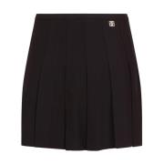 Bruine Wollen Mix Rok Givenchy , Brown , Dames