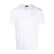 Heren T-Shirts & Polos Bianco Noos Tom Ford , White , Heren