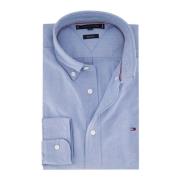 Casual Blauw Overhemd Tommy Hilfiger , Blue , Heren