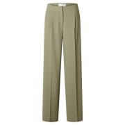 Wijde Broek Noos Selected Femme , Green , Dames