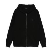 Zwarte katoenen hoodie Aw24 PS By Paul Smith , Black , Heren