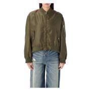 Military Orange Bomberjack MM6 Maison Margiela , Green , Dames