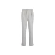 Elastische taille Cigarette Style Broek Kiton , Gray , Heren