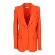 Elegante Oranje Jas voor Dames Stella McCartney , Orange , Dames