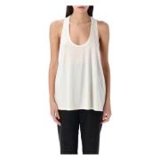 Off White Fluid Tank Top Tom Ford , White , Dames