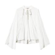 Bianco Damesoverhemden Twinset , White , Dames