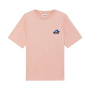 Bloemenprint T-shirt - Korte Mouw Autry , Pink , Heren