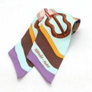 Pre-owned Canvas scarves Hermès Vintage , Multicolor , Dames