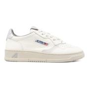 Leren sneaker met suède details Autry , White , Dames