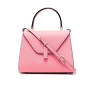 Kleine Iside Tas in Licht Goud Valextra , Pink , Dames