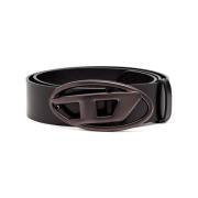 Stijlvolle Unisex Riem in Zwart Diesel , Black , Unisex