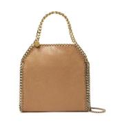 Beige Handtas met Kettingbanden Stella McCartney , Beige , Dames