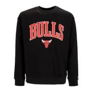 Chicago Bulls Lichtgewicht Crewneck Sweatshirt New Era , Black , Heren