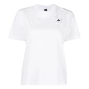 Witte Regular Tee Adidas by Stella McCartney , White , Dames