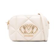 Ivoor Schoudertas voor Vrouwen Love Moschino , Beige , Dames