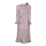 Roze Bloemen Midi Jurk Zimmermann , Pink , Dames