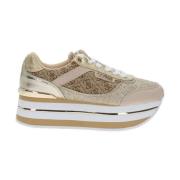 Stijlvolle Sneakers voor Mannen en Vrouwen Guess , Beige , Dames