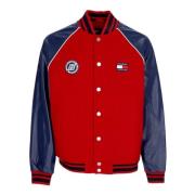 Rode wollen blend college varsity jack Tommy Hilfiger , Multicolor , H...