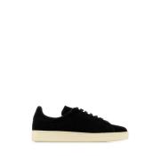 Zwarte Suède Sneakers Tom Ford , Black , Heren