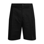 Shorts met logopatch Golden Goose , Black , Heren