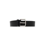 Leren riem Dsquared2 , Black , Heren