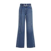 Vintage Blue Denim Jeans Jean Paul Gaultier , Blue , Dames