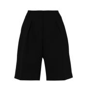 Zwarte Ovalo Bermuda Shorts Jacquemus , Black , Dames