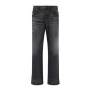 Denim Five-Pocket Broek Diesel , Gray , Heren