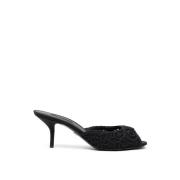 Geborduurde Hak Ciabatta Sandalen Dolce & Gabbana , Black , Dames