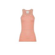 Geribbelde Merino Tanktop Forte Forte , Multicolor , Dames