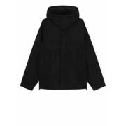 Navy Korte Parka met Capuchon Winddicht Waterdicht Paul Smith , Blue ,...