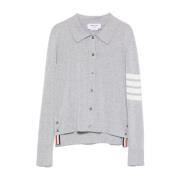 Lichtgrijs Button-Up Overhemd Thom Browne , Gray , Dames