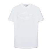 T-shirt met logo Iceberg , White , Heren