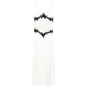 Elegant Highland Dress in Ivory Black Gabriela Hearst , White , Dames