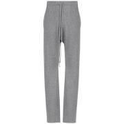 Grijze Wol Kasjmier Trekkoord Broek Maison Margiela , Gray , Heren