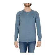 Katoenen Jersey T-Shirt U.s. Polo Assn. , Blue , Heren