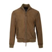 Quentin Leren Jas The Jack Leathers , Brown , Heren