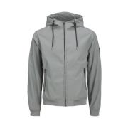 Basis Softshell Hoodie Jack & Jones , Green , Heren