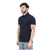 Blauw Polo Shirt Klassiek Ontwerp Tommy Hilfiger , Blue , Heren