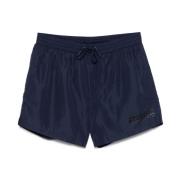 Midnight Blue Zwemshorts Elastische Tailleband Diesel , Black , Heren